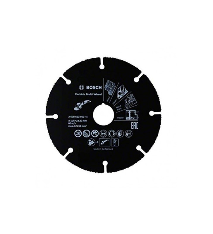 Disque carbide Multi Wheel 125MM BOSCH