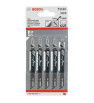 Jeu lame scie sauteuse bois (5 pcs) BOSCH