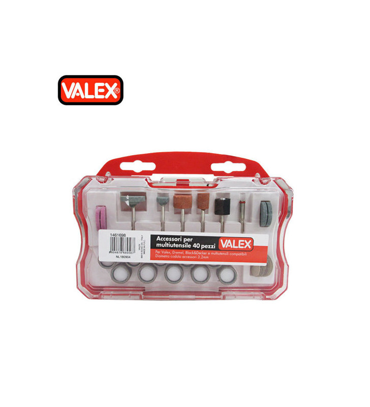 Coffret accessoires meuleuse droite 40 pcs VALEX