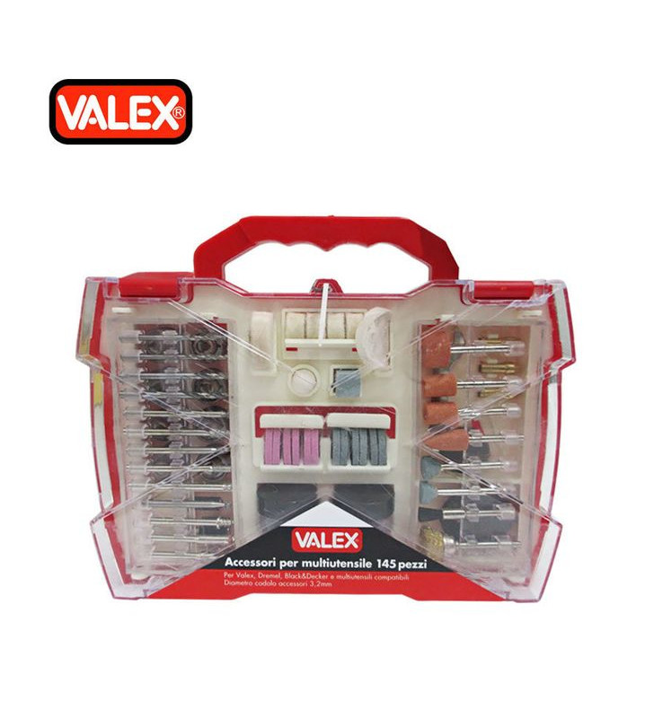 Coffret accessoires meuleuse droite 145 pcs VALEX