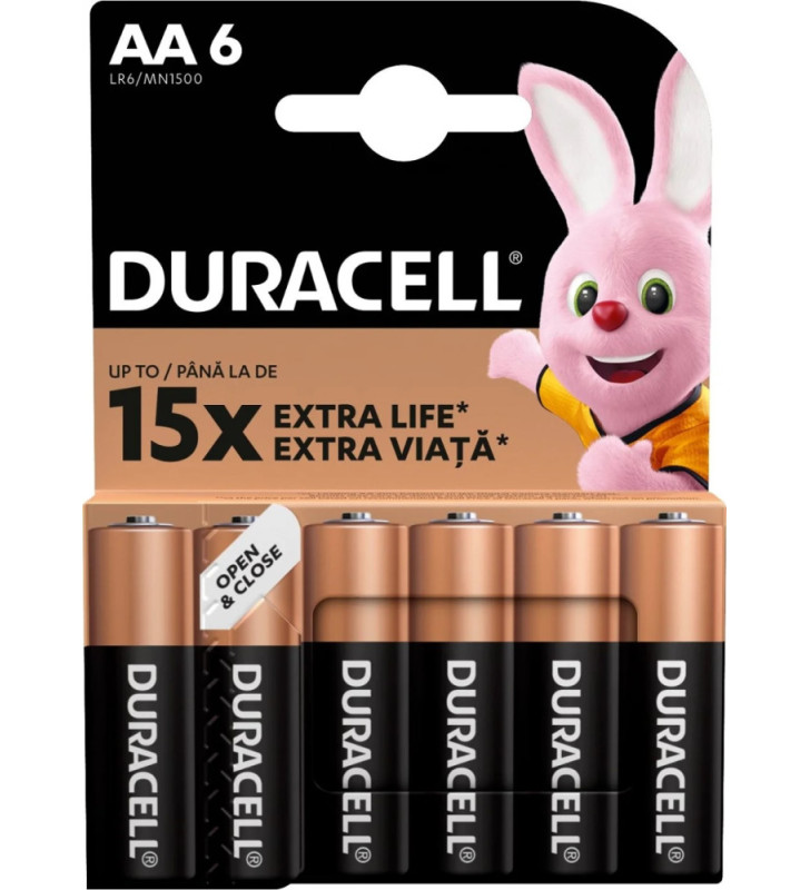 Piles DURACELL Power AA6 Piles DURACELL Power AA6