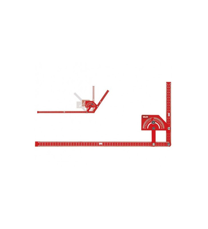 Equerre réglable avec rapporteur 500mm VALEX