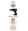 MECHE DIAMANT 8MM