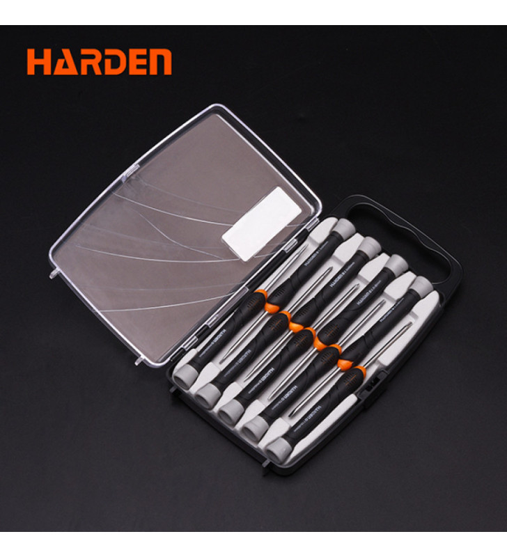 Jeu tournevis précision 9 pcs HARDEN