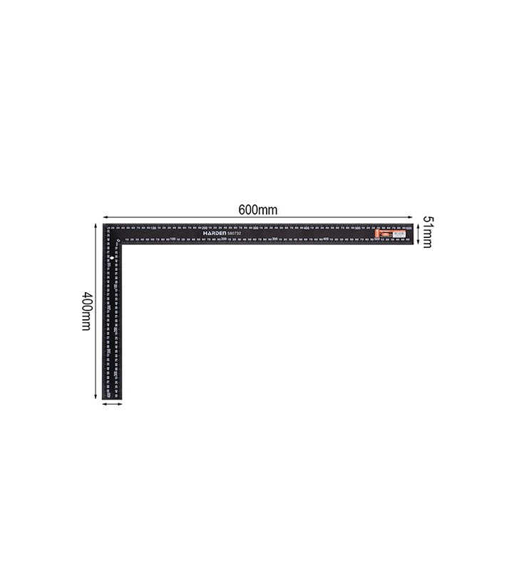 Equerre acier 400X600mm HARDEN