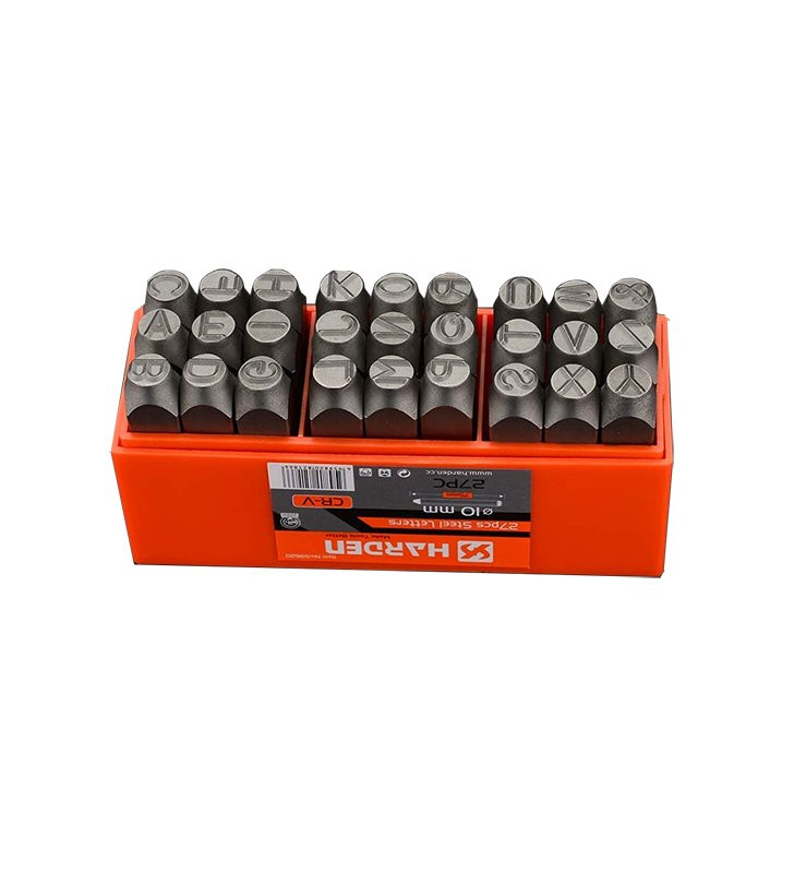 Jeu lettres à frapper 27 pièces HARDEN