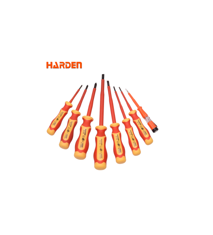 Jeu tournevis isolée 8 pièces HARDEN