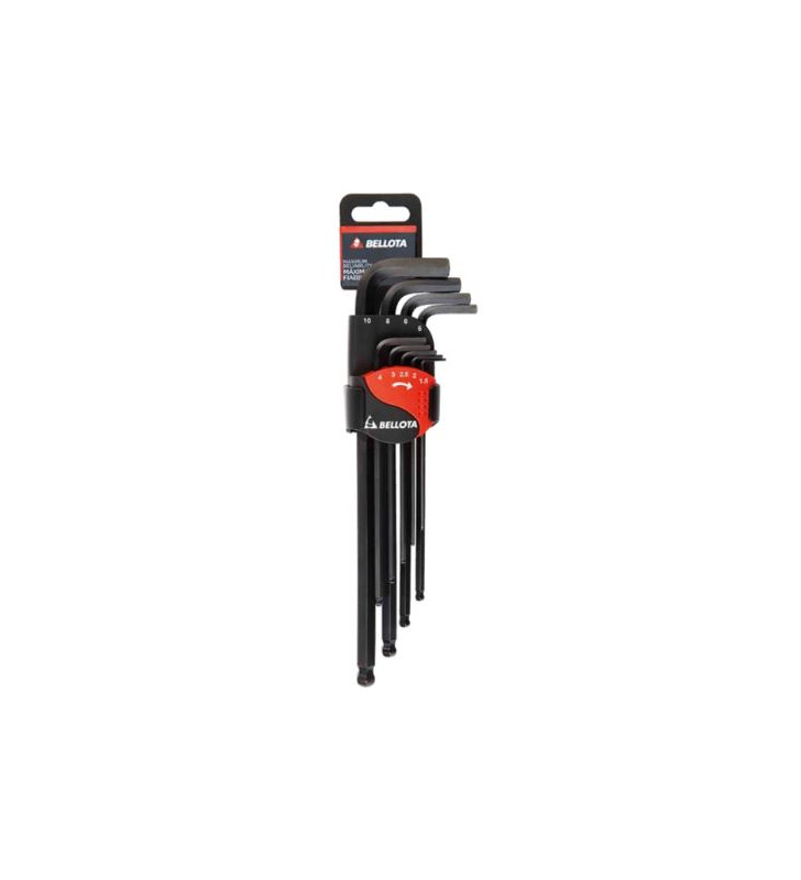 JEU CLE MALE SPHERIQUE 9PCS LONG BELLOTA
