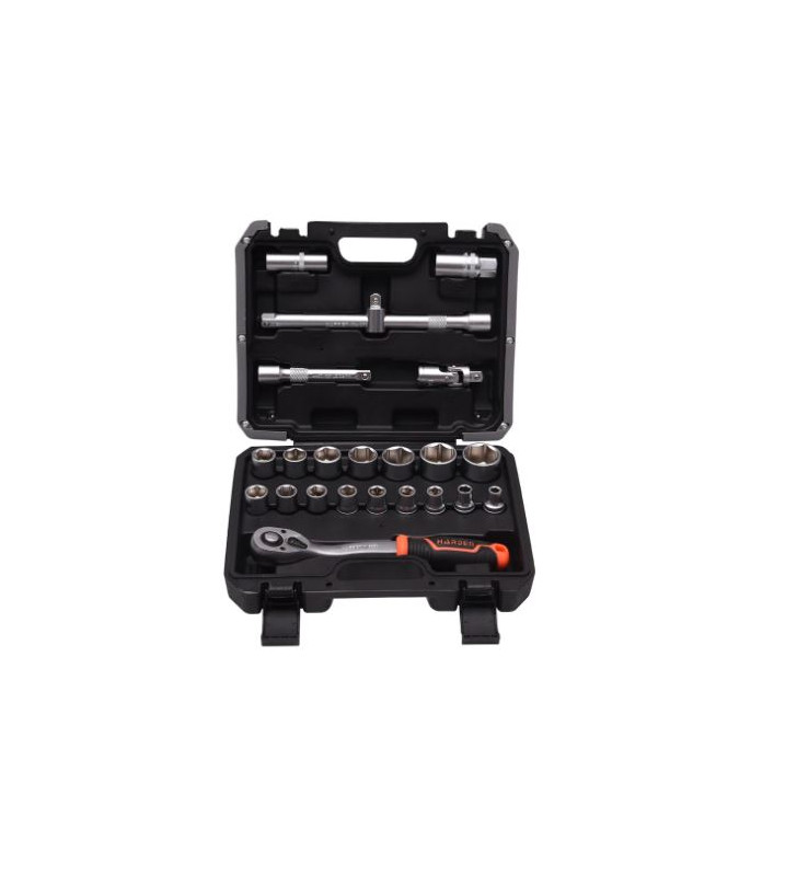 COFFRET DOUILLE 1/2 6P  23PCS (8-32MM)  HARDEN