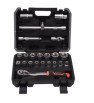 COFFRET DOUILLE 1/2 6P  23PCS (8-32MM)  HARDEN