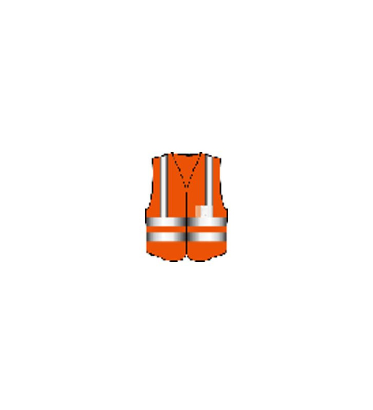 GILET DE SIGNALISATION ORANGE XXL HARDEN