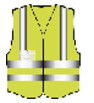 GILET DE SIGNALISATION JAUNE XXL HARDEN