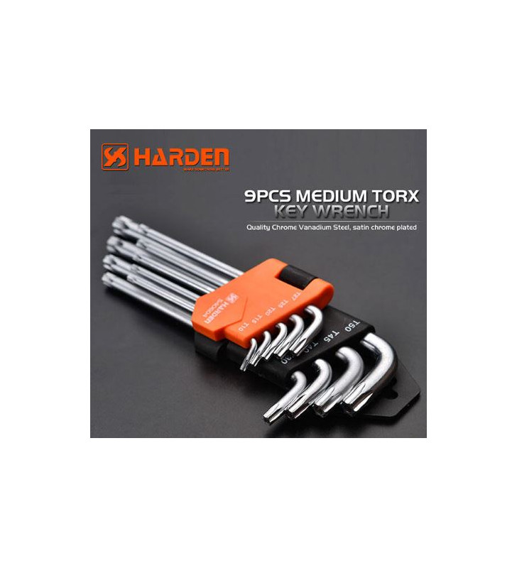 JEU CLE TORX LONG 9PCS HARDEN