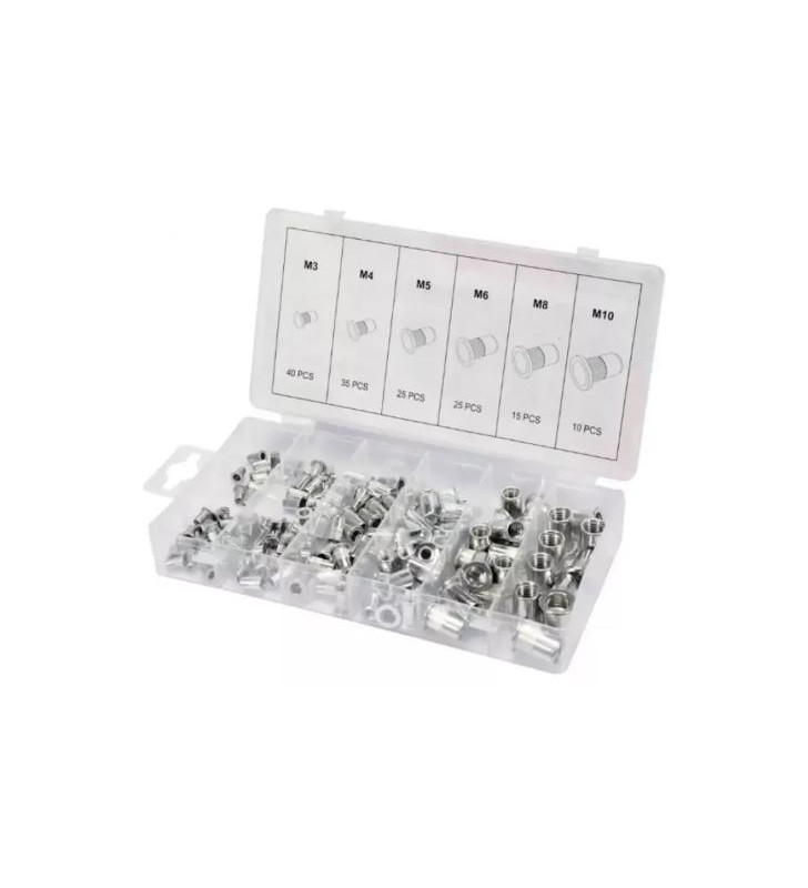 Coffret écrous rivets 150 pièces YATO