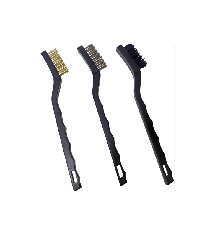 JEU DE BROSSE METAL 175MM 3 PCS HARDEN