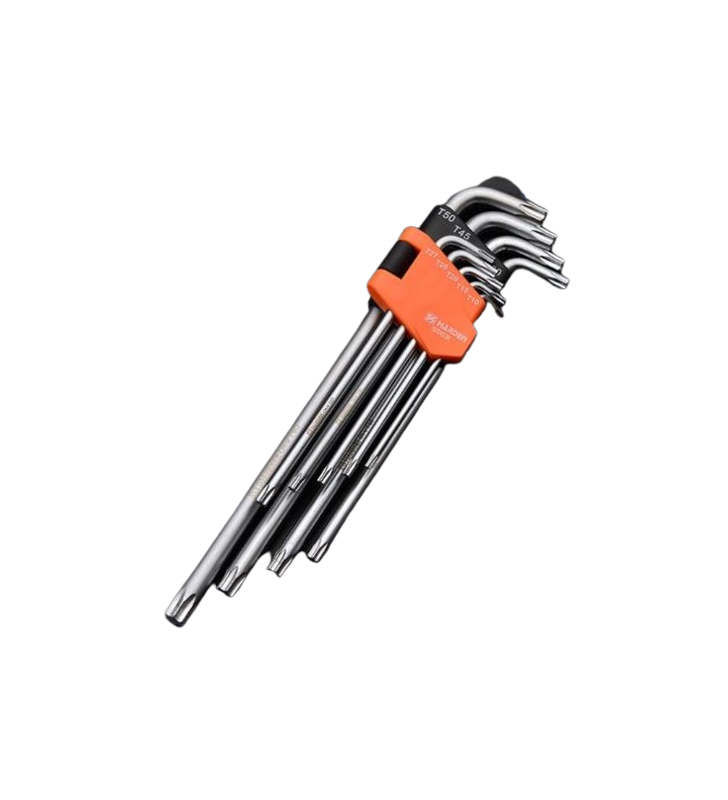 JEU CLE TORX  EXTRA LONG 9PCS HARDEN