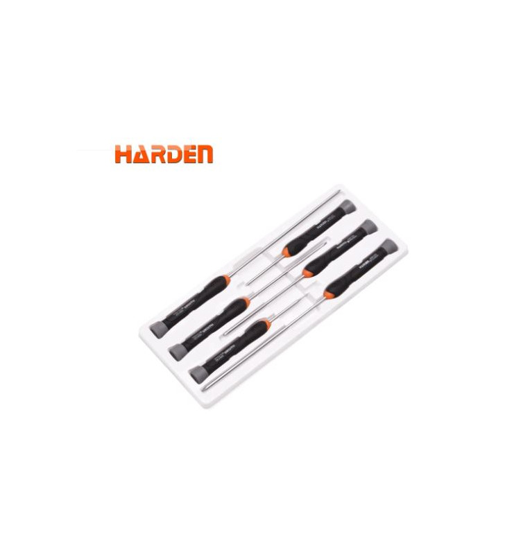 JEU TOURNEVIS PRECISION 6PCS HARDEN