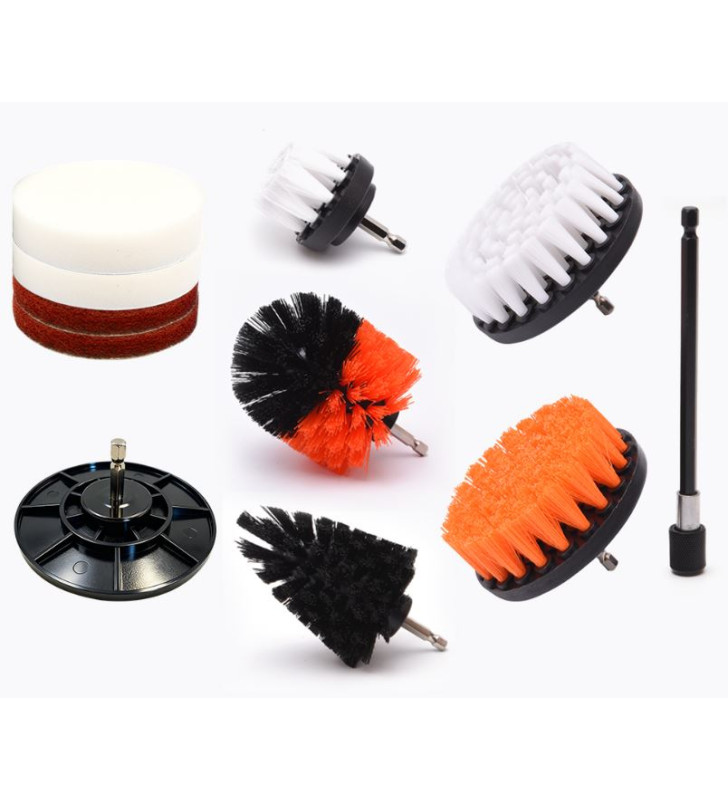 JEU DE BROSSE 1/4HEX 11PCS HARDEN