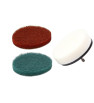 JEU DE BROSSES POLISSAGE 1/4HEX 4PCS HARDEN