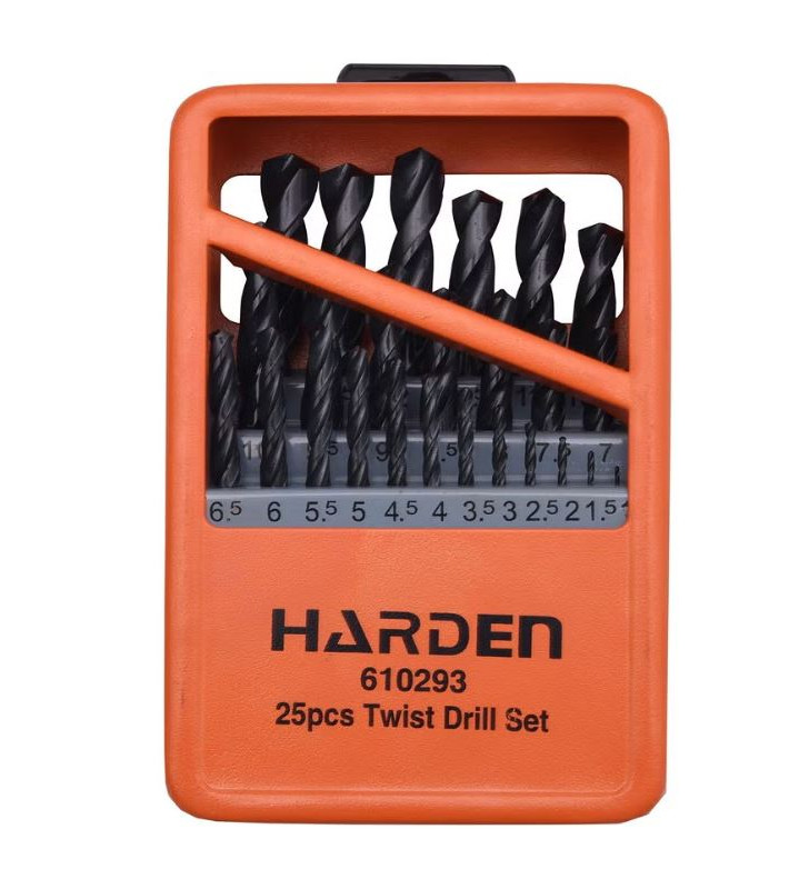 JEU MECHE ACIER 1-13MM 25PCS HARDEN