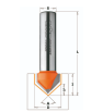 Fraise à rainurer en V (90°) Ø38mm CMT