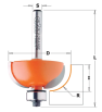 Fraise à congé avec roulement Ø25,4mm CMT
