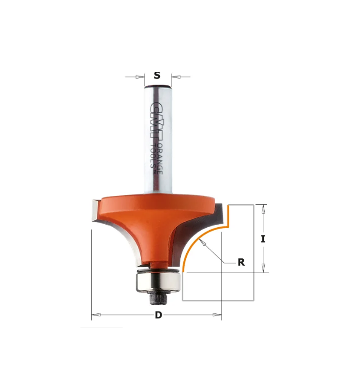 Fraise à arrondir quart de rond Ø22,2mm CMT