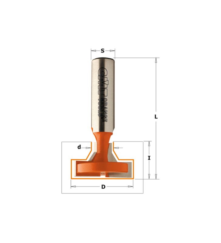 Fraise pour rainures en T Ø30mm CMT