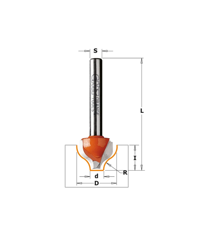 Fraise profilée Ø19mm CMT