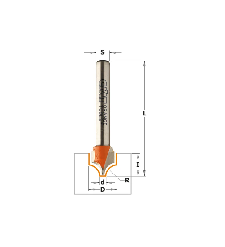 Fraise profilée Ø10mm CMT