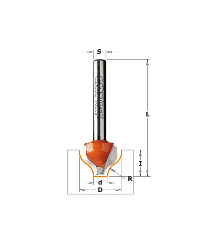 Fraise profilée Ø19mm CMT